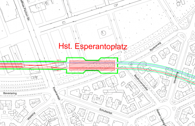 Geplanter UBahnhof Esperantoplatz (U9) UBahn München